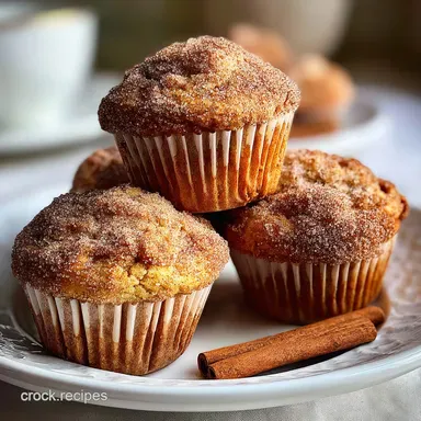 Cinnamon Sugar Pumpkin Muffins Recipe: Crispy Baked