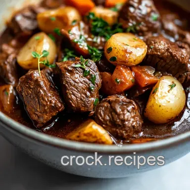 Classic beef bourguignon recipe: A hearty French hug in a bowl Recipe Card