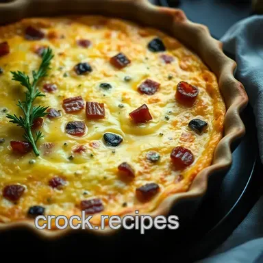 Classic French Quiche Recipe: My Family's Favorite Comfort Dish Recipe Card