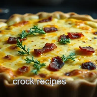 Classic French Quiche Recipe: My Family's Favorite Comfort Dish Recipe Card