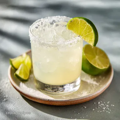 Classic Margarita Cocktail Drinks in 3 Minutes Recipe Card