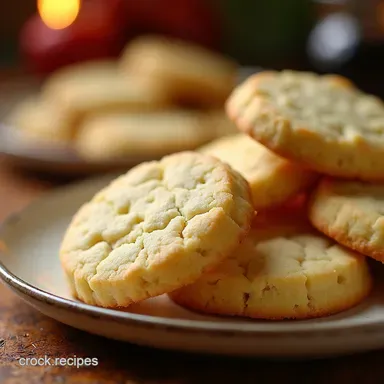 The Ultimate 3Ingredient Shortbread Cookies Recipe Recipe Card