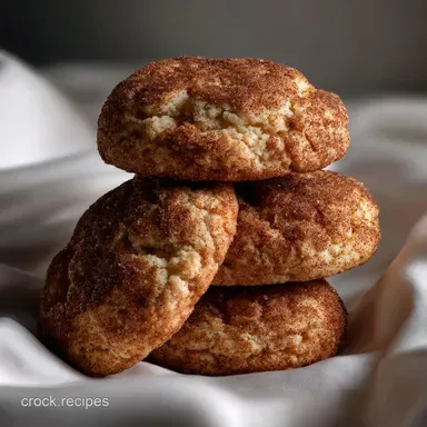 Classic Snickerdoodle Cookies Easy Homemade: Soft Chewy Recipe Card