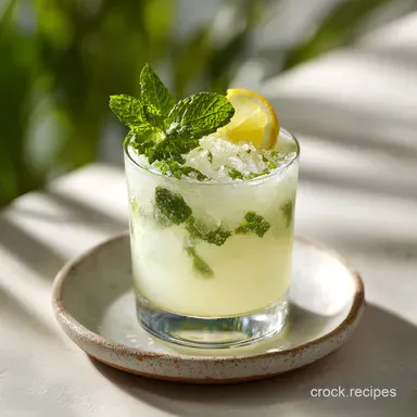 Best Coconut Lemonade Recipe with Fresh Mint Recipe Card