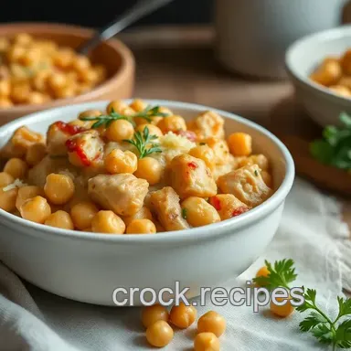 Easy & Savory Cooked Chicken Casserole with Chickpeas: A Family Favorite