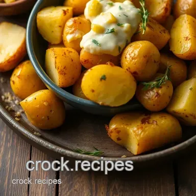 Grandma's Easy Cooked New Potatoes with Creamy Cornichons &ndash; A Delight! Recipe Card