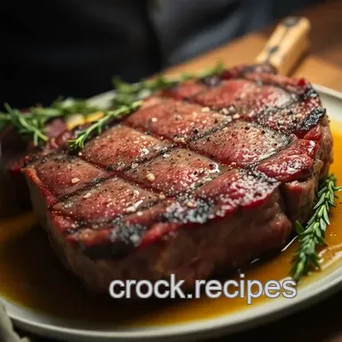 Easy Côte de Boeuf: My Perfectly Juicy Rib Steak Recipe Recipe Card