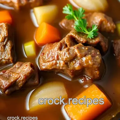 Cozy Slow Cooker Bone Broth Delight Recipe Card