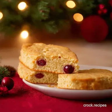Cranberry Orange Shortbread My Festive Biscuit Revelation Recipe Card