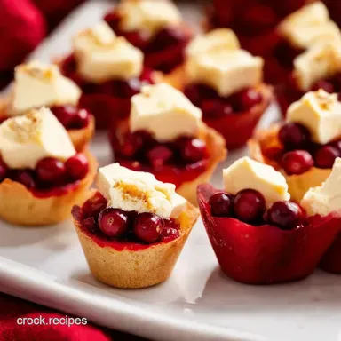 Cranberry Brie Bites Easy Thanksgiving Appetizer Recipes