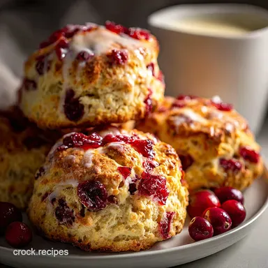 Cranberry Orange Scones Recipe Ready in 35 Minutes Recipe Card