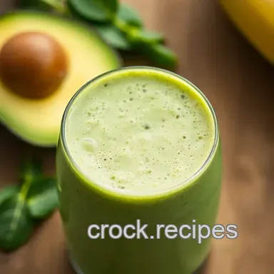 My Easy & Creamy Smoothie Recipe with Avocado: A Family Favorite Recipe Card