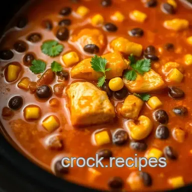 Comforting Chicken Enchilada Soup in a Crock Pot: My Family's Favorite Recipe Card