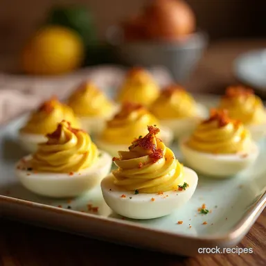 The Perfect Piccadilly Classic Creamy Deviled Eggs Recipe Recipe Card