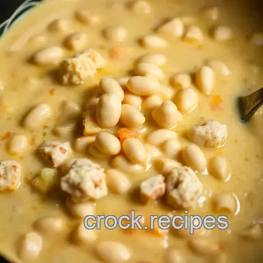 White Chicken Chili Crockpot: Creamy Comfort Made Easy! Recipe Card