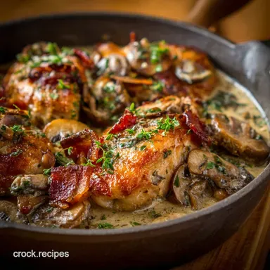 Dijon Chicken with Mushrooms: Creamy Bistro Classic in 40 Minutes Recipe Card
