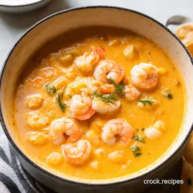 Shrimp Chowder Recipe Creamy Dreamy Comfort Food Recipe Card
