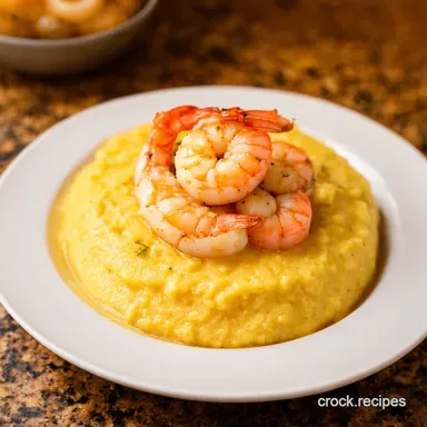 Creamy Dreamy Shrimp Grits Southern Comfort Elevated Recipe Card
