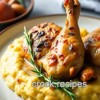 Add to favourite + Print Creamy garlic chicken & polenta By Ailsa Burt - Easy Meals for Any Night Recipe Card