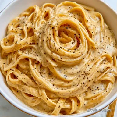 Creamy Garlic Pasta in 20 Minutes Recipe Card