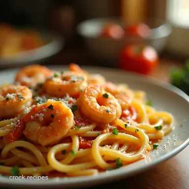 Cheesy Shrimp Pasta Ready in 35 Family Fave Recipe Card