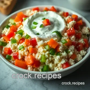 My Family's Favorite Greek Yogurt Veggie Dip: A Healthy Delight! Recipe Card