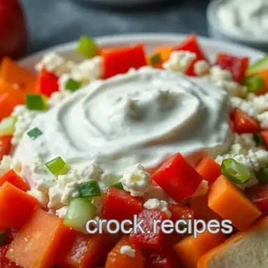 My Family' s Favorite Greek Yogurt Veggie Dip: A Healthy Delight!