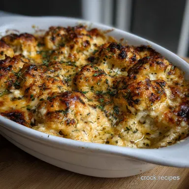 Cheesy Baked Cauliflower: Ultimate Creamy Keto Gratin Recipe Card