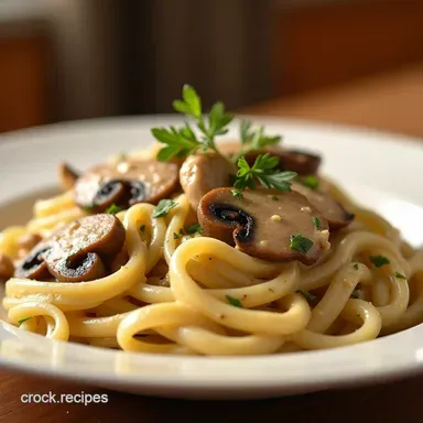 Creamy Mushroom Chicken Pasta My Weeknight Winner Recipe Card