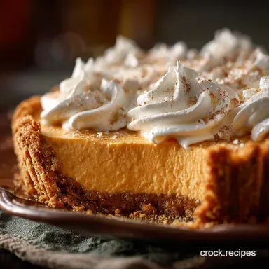 Frozen Pumpkin Pie: Ultra-Creamy No-Bake Mousse Dessert Recipe Recipe Card