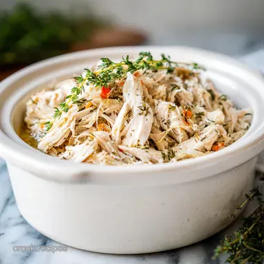 Creamy Ranch Chicken Crock Pot Recipe for 6 Servings
