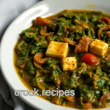 Comforting Saag with Paneer: My Family&#039 s Favorite Creamy Spinach Dish