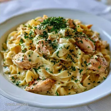Creamy Slow Cooker Chicken for 8 Servings