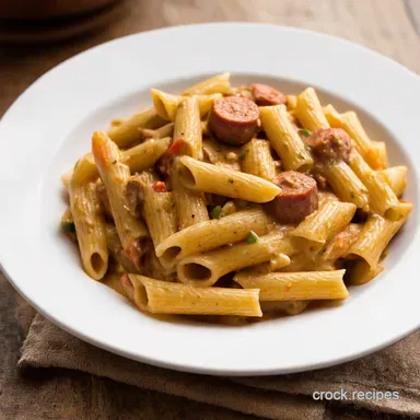 Creamy Smoked Sausage Pasta Quick Easy Delicious Recipe Card