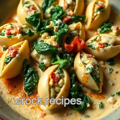 Creamy Stuffed Shells: My Best Spinach Recipes Secret! Recipe Card