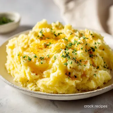 Mashed Potatoes: Creamy Fluffy Recipe in 35 Minutes Recipe Card