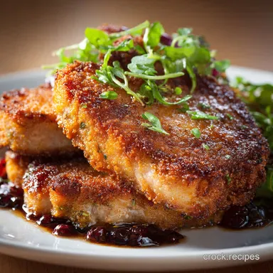 The Secret to Moist Crispy Fried Pork Chops Recipe Recipe Card