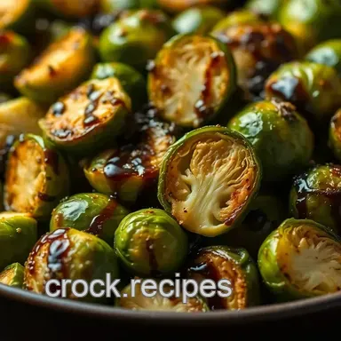 Crispy Air Fryer Brussels Sprouts with Balsamic Glaze - My Go-To Recipe
