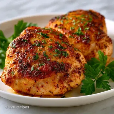 Crispy Air Fryer Chicken Thighs: 25 Min
