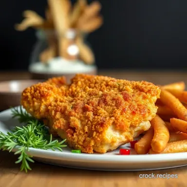 Crispy air fryer fried chicken breast: Easy & Healthier!