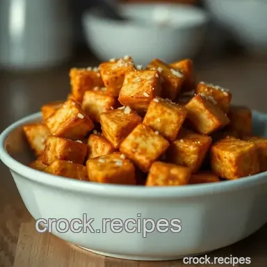 Crispy Air Fryer Tofu Recipe | Golden, Crunchy Bites Made Easy Recipe Card