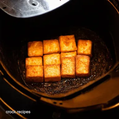 Crispy Air Fryer Tofu No More Soggy Tofu Recipe Card
