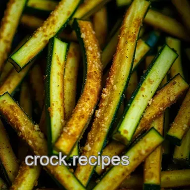 Crispy Air Fryer Zucchini Fries: So Easy & Delicious! Recipe Card