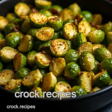 Easy Crispy Baked Brussel Sprouts Recipe: The Perfect Side Dish Recipe Card