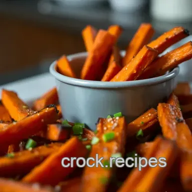 Healthy Fries: Crispy Baked Sweet Potato Fries That Are a Hit! Recipe Card