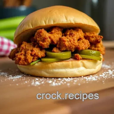 Ultimate Crispy Chicken 'n Pickle Sandwiches: How to Delight Your Taste Buds! Recipe Card