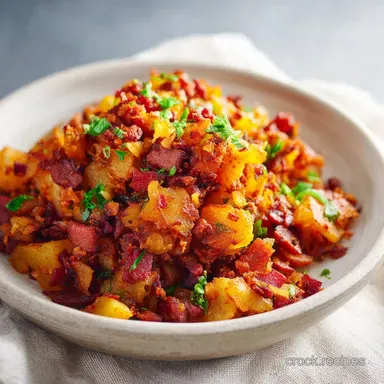 Corned Beef Hash Recipe for 4 Servings