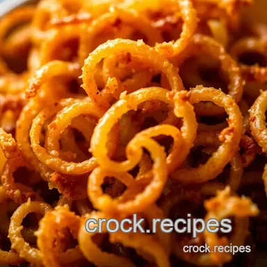 Crispy Frizzled Onions: Elevate Your Dishes with Homemade Crunch! Recipe Card