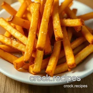 My Crispy Golden Homemade French Fries Recipe - Simple & Delicious! Recipe Card