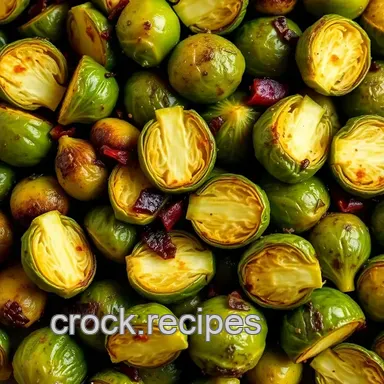 Easy Crispy Oven Baked Brussels Sprouts: My Family's Favorite Recipe Recipe Card
